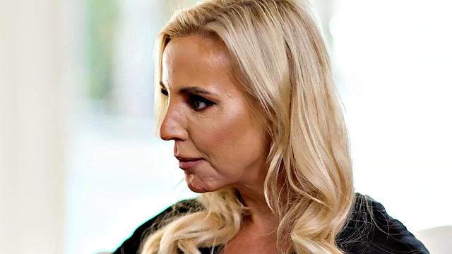 MOMMY'S GIRL - Caring Blonde Sophia West Offers Redhead Reese Robbins A Vibrator