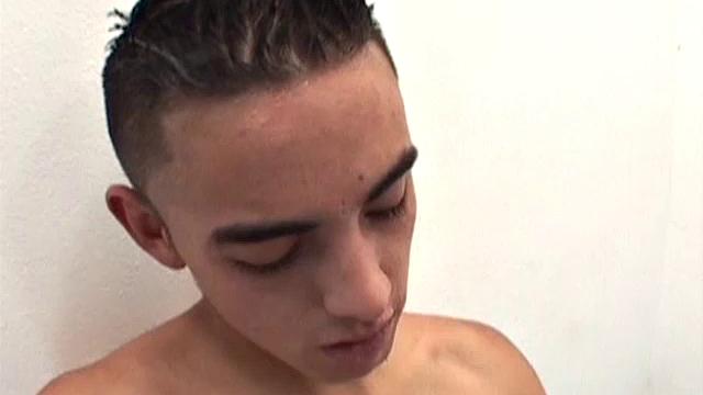 These two Latin soccer jocks have nothing but their shorts on as they go for each other's monster dicks. Naked and in a 69, the cock sucking and ass licking continues until bottom boy gives it up for his team mate and gets fucked doggie.