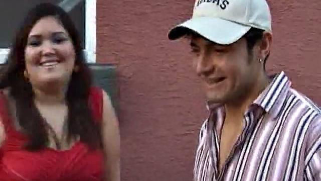 Pretty Lindsey Swallowing a Cock