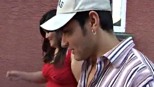 Pretty Lindsey Swallowing a Cock