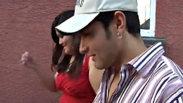 Pretty Lindsey Swallowing a Cock