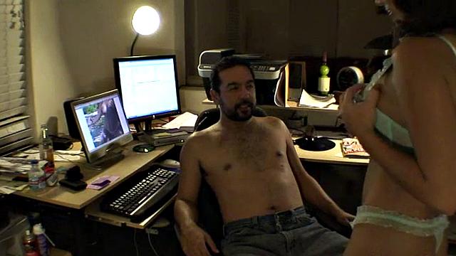 busty teen giving head