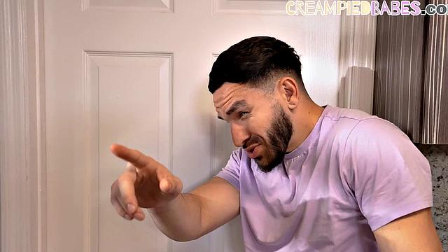 Bigbooty ebony bae banged in shower after watching movie