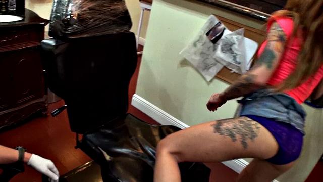 In between pussy and asshole