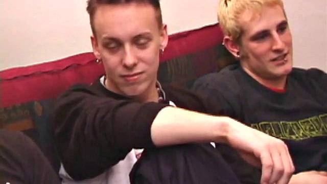 In this hot foursome, everyone gets a taste of the other's cock, before Roar fucks Torque while Matthew and Preston jack off. Eventually, Roar gets designated as the cum rag.