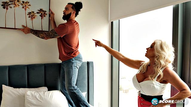 Busty Billie Jean Austin is into her son's friend