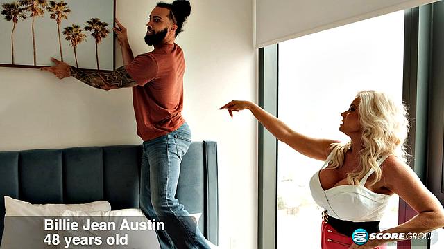 Busty Billie Jean Austin is into her son's friend