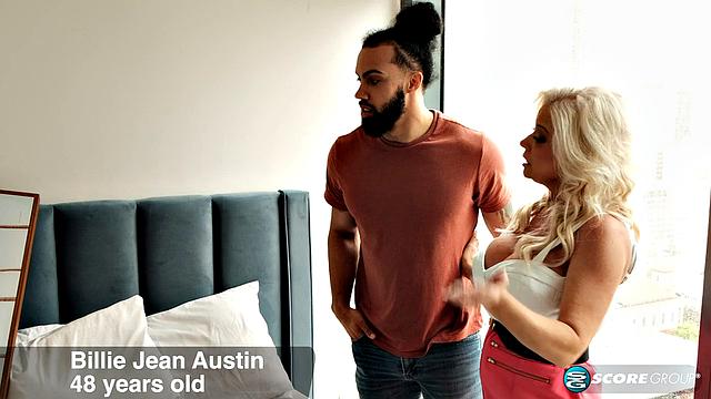 Busty Billie Jean Austin is into her son's friend