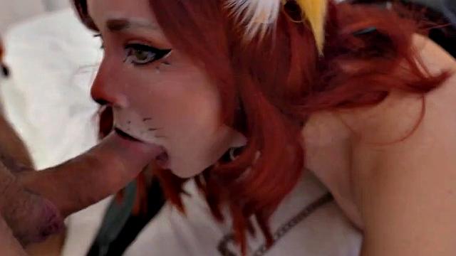 Sexy fox with big tits got fucked by her master