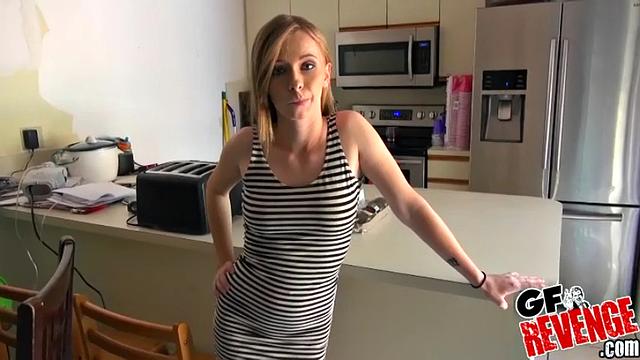 Blonde hottie with armpits and skinny body gets wild with outdoor sex and handjobs