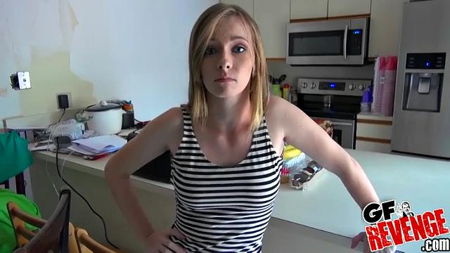 Blonde hottie with armpits and skinny body gets wild with outdoor sex and handjobs