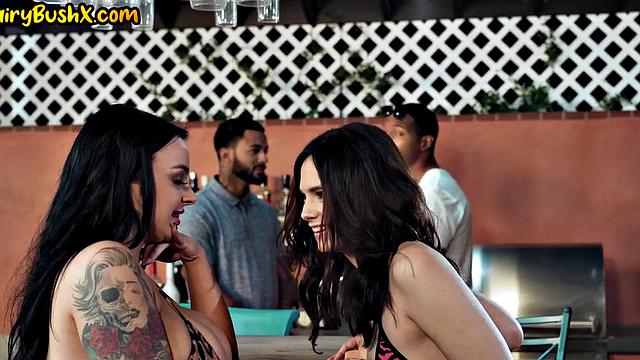 Hairypussy bikini bae IR fucked after deepthroating