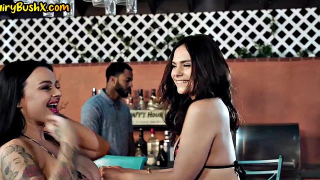 Hairypussy bikini bae IR fucked after deepthroating