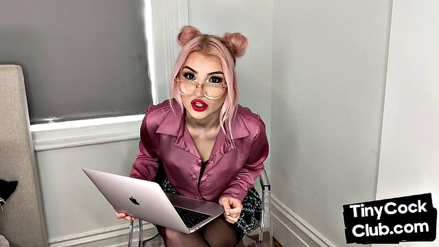 SPH amateur humiliates small cocks in solo video