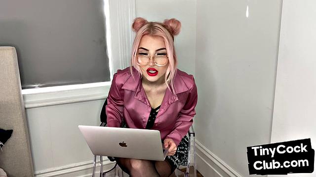 SPH amateur humiliates small cocks in solo video