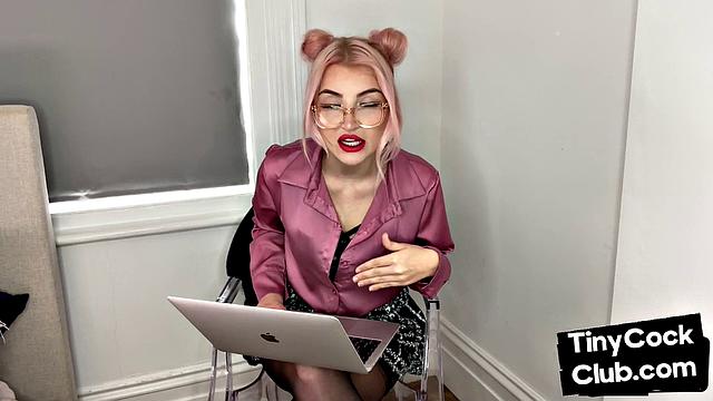 SPH amateur humiliates small cocks in solo video