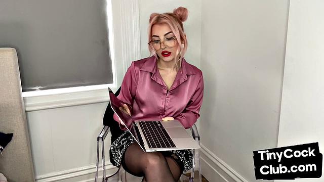 SPH amateur humiliates small cocks in solo video