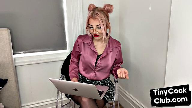 SPH amateur humiliates small cocks in solo video