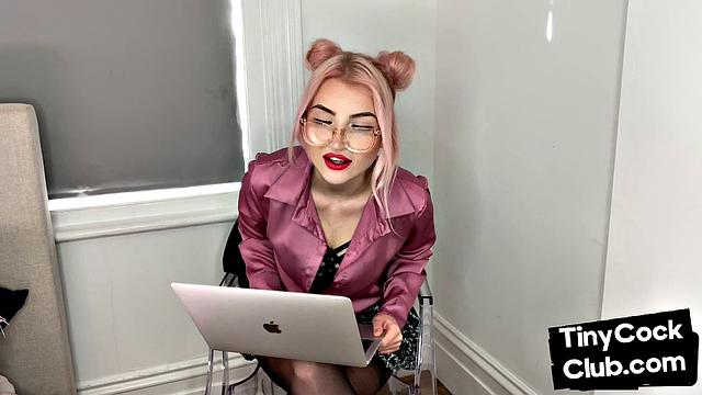 SPH amateur humiliates small cocks in solo video