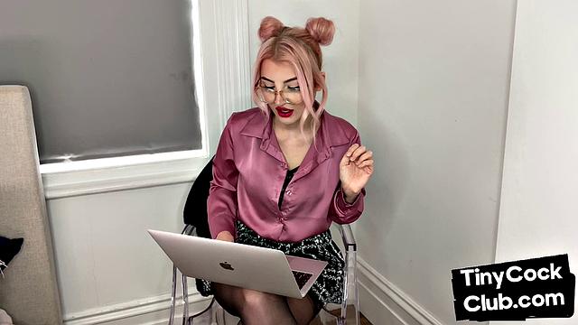 SPH amateur humiliates small cocks in solo video