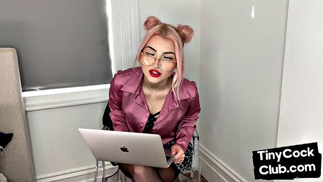 SPH amateur humiliates small cocks in solo video