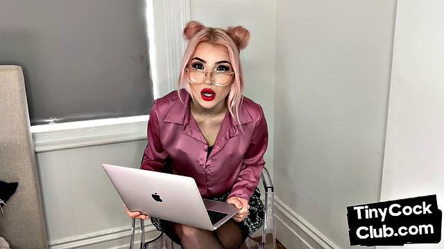 SPH amateur humiliates small cocks in solo video