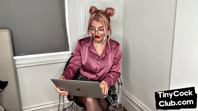 SPH amateur humiliates small cocks in solo video