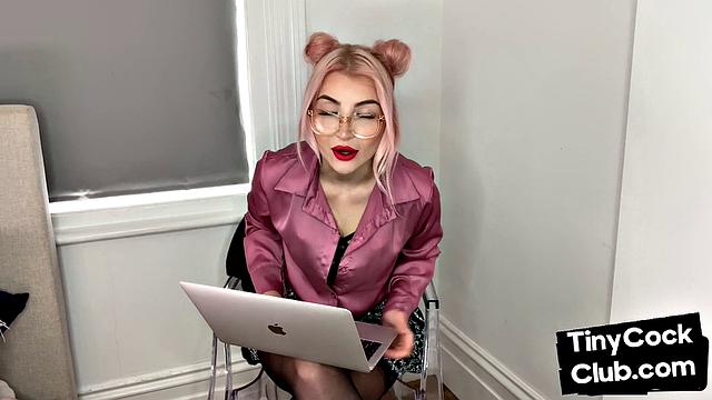 SPH amateur humiliates small cocks in solo video