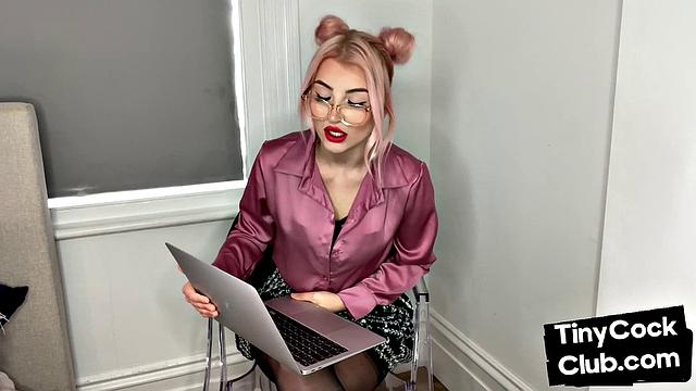 SPH amateur humiliates small cocks in solo video