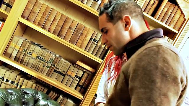 PAIGE ASHLEY - Demetri Hooks Up Busty Red Head