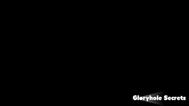 GloryholeSecrets - Long-Haired Hot Babe Slurps On Dicks