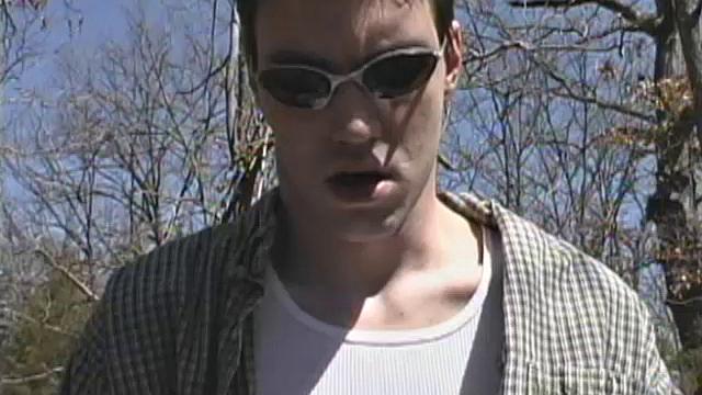 When 18 year old cutie Derrick Windsor is out hiking in the woods, he gets the urge to beat off. The young man looks around and sees he's alone, so he leans on a fallen tree and pulls his pants down just enough to work his growing cock.