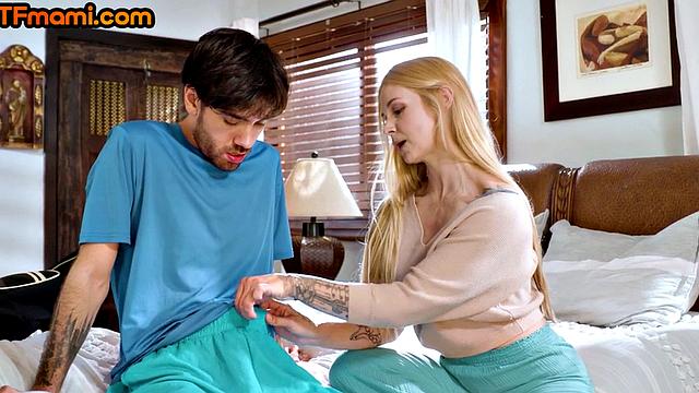 big-titted perv stepmother teaching stepson sex skills