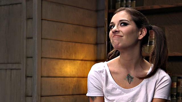 Obedient anal sub spanked and fucked in 3some by masters