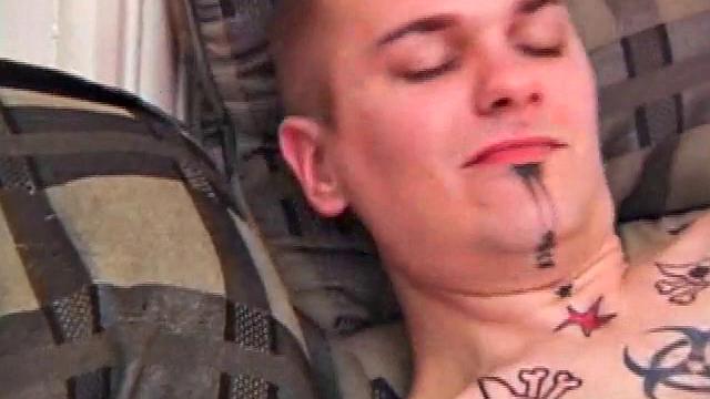 Simon's friend Silver is willing to try some new things with him. They start off kissing and biting nips when Simon moves his mouth to Silver's dick. After he rips Silver's pants off and removes his own, they feel each other's.