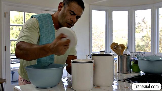 Making cake turns into hardcore anal sex