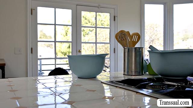 Making cake turns into hardcore anal sex