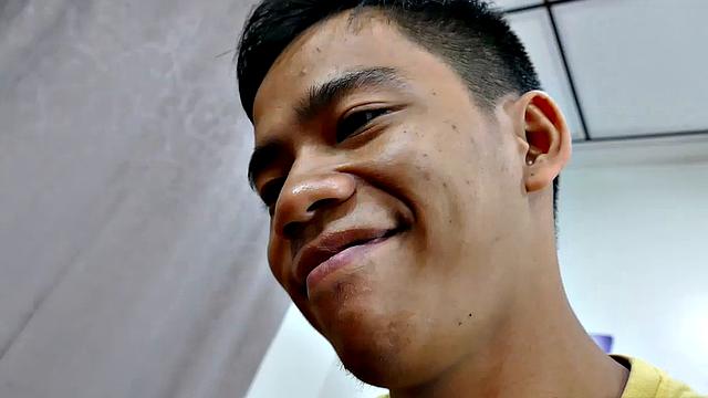 These two gay Asian twinks Marcon and Rizal love foot fetish sex and they get kinky tickling each other's feet. But now Marcon wants to taste those Asian twink feet.