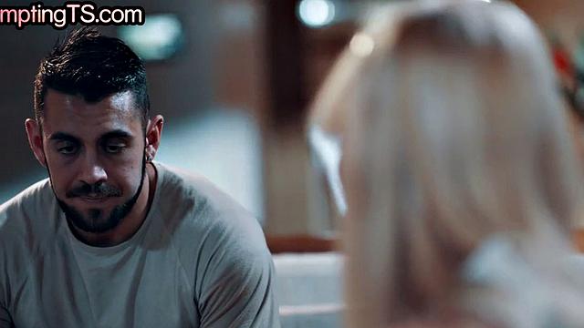 Transgender enjoys fucking hard in tight anal hole