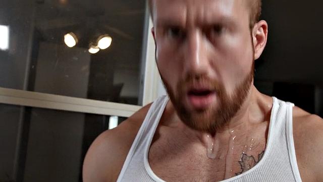 Str8 gay loves hard fucking in asshole by big white dick