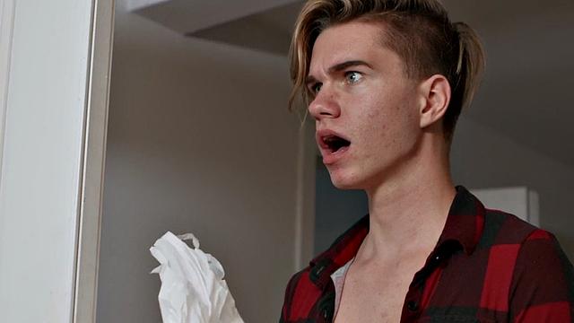 Str8 gay loves hard fucking in asshole by big white dick