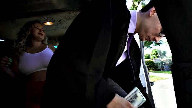 Lured straight office guy assfucked in public outdoor van