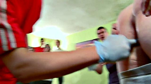 Str8 stud listens, gets fucked while watched