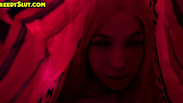 Petite tattooed bae smashed in missionary on bed