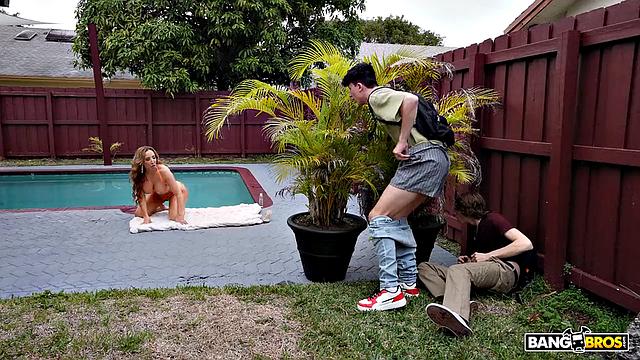 In Richelle Ryan's Backyard