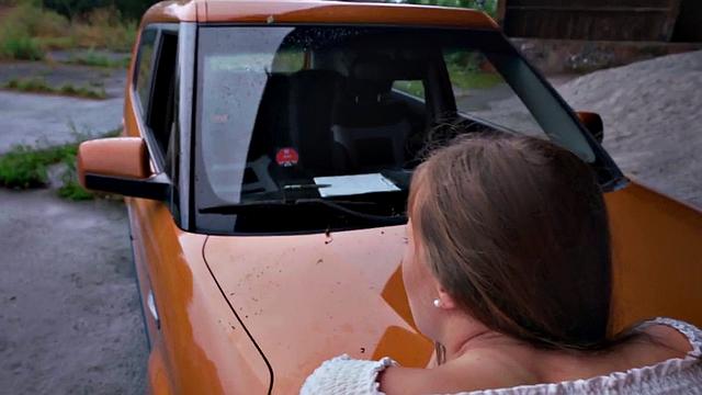 Amateur Driving Instructor Cocksucking