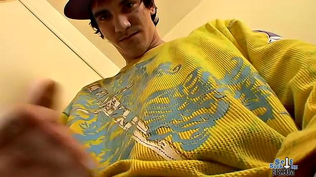Straight Skater Cums On Face
