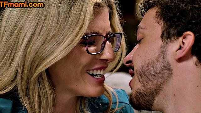 Big-titted stepmom banged by stepson in hot affair