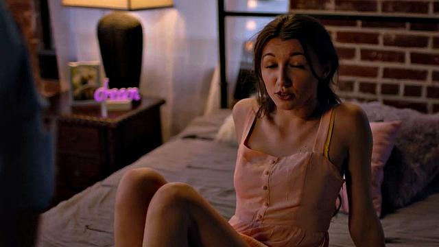 Stepdaddy fucks 21yo skinny stepdaughter with small boobies