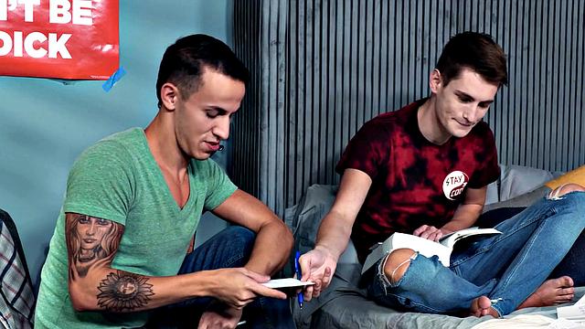 HETEROFLEXIBLE - Study Buddies Take a Break From Studying To Fuck Each Other